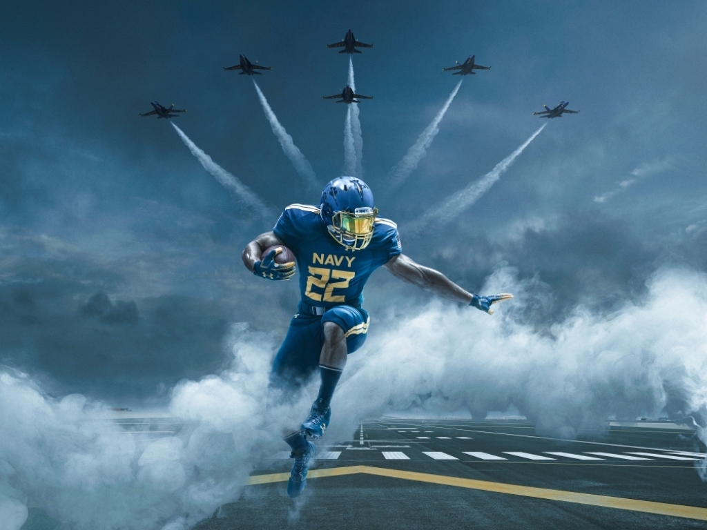 Navy Blue Angels Helmets Frechette.