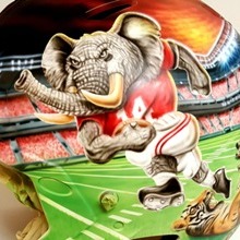 Alabama State University Elephant Running with Tiger